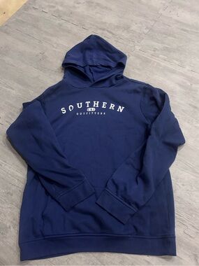 Men's Navy Ocean and Coast Hoodie